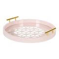Pink Round Cut-Out Tray U497