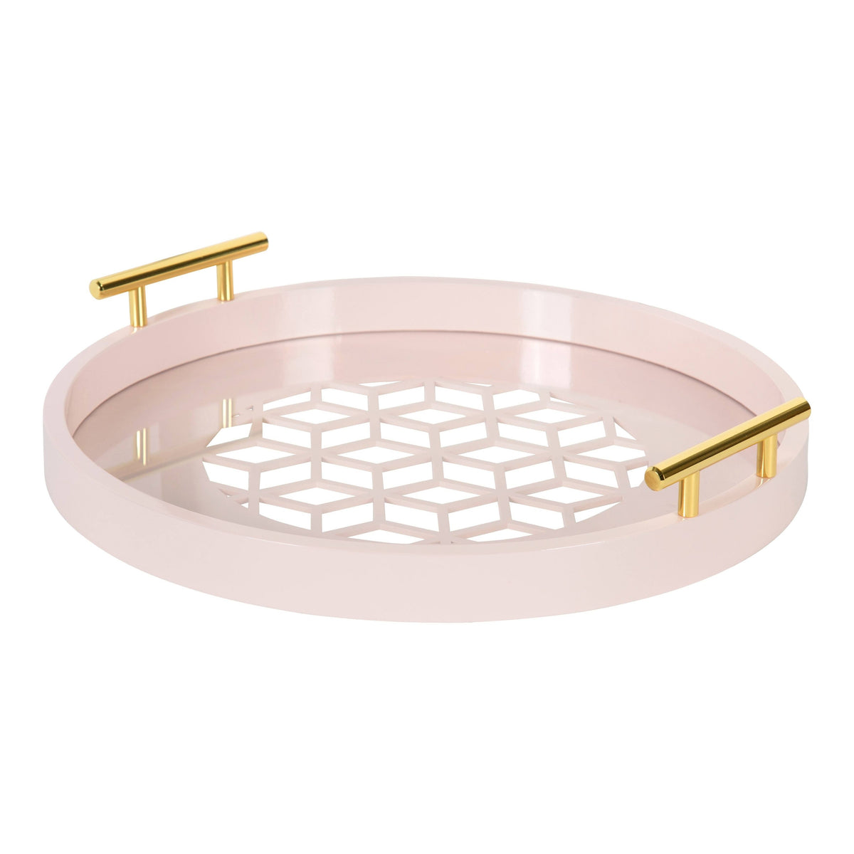 Pink Round Cut-Out Tray U497