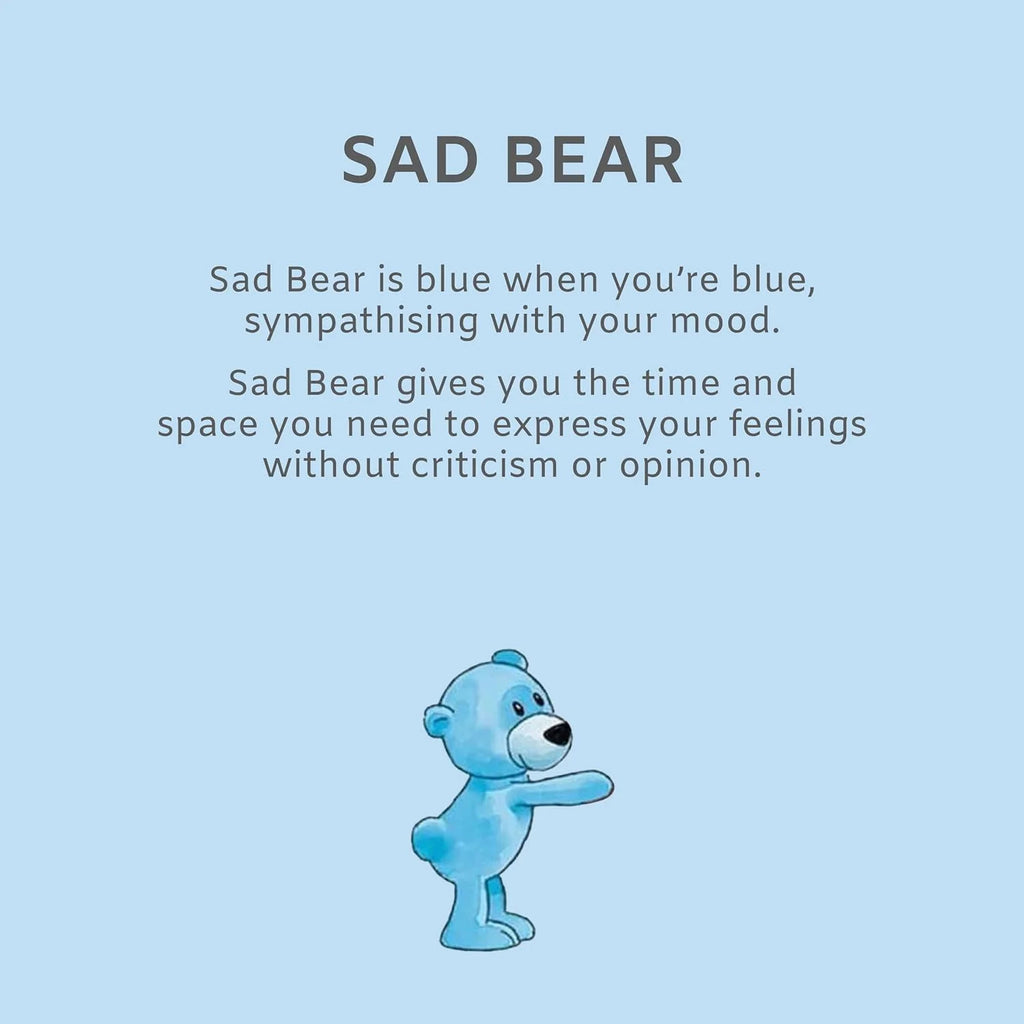 LARGE SAD TEDDY Bear Soft Plush Toy D47681