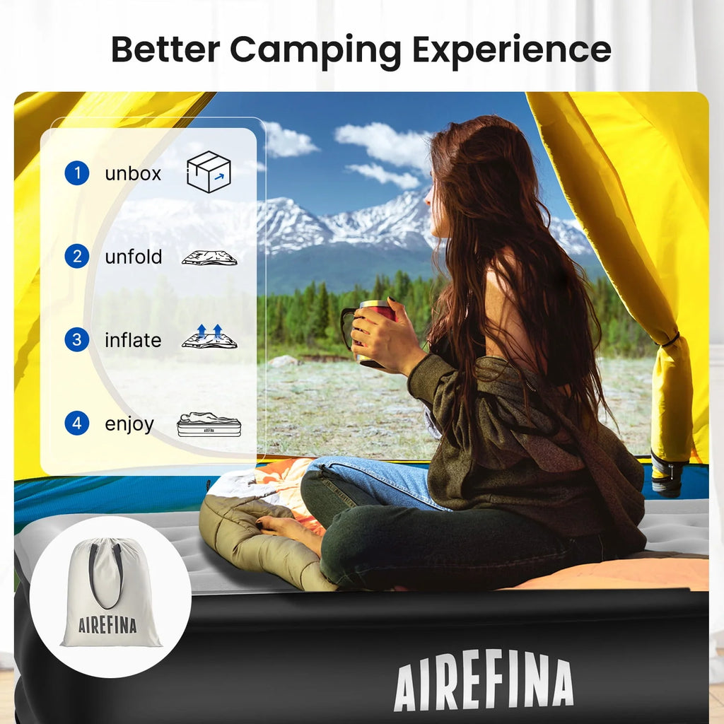 Queen Air Mattress with Built-in Electric Pump L34892