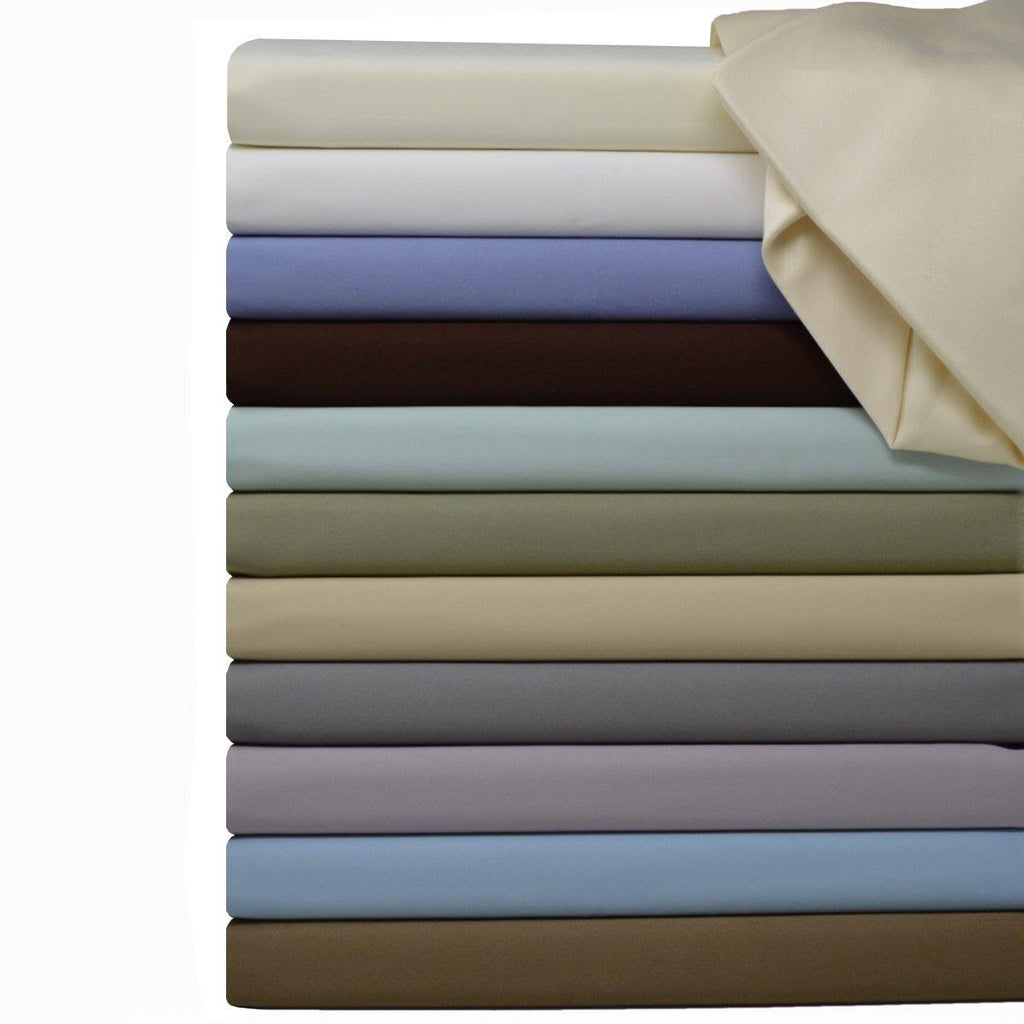 608TC 100% Cotton Split Top California King Fitted Sheet J58000