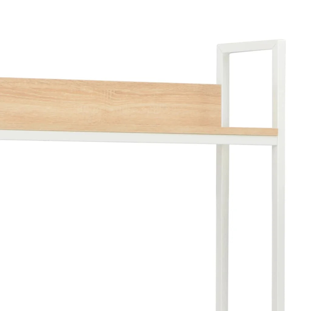 White and Oak Computer Desk K36911