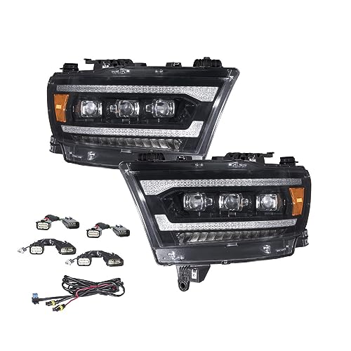 LED Headlights compatible with Ram 1500 2019-2024 (pair) A93394