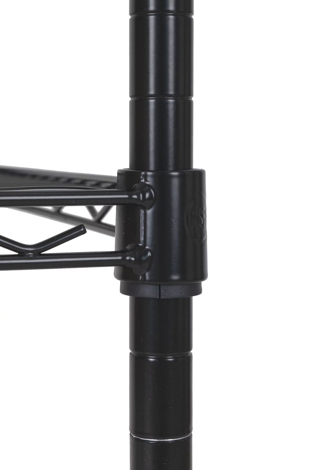 3-Tier Black Wire Shelving Rack M817009