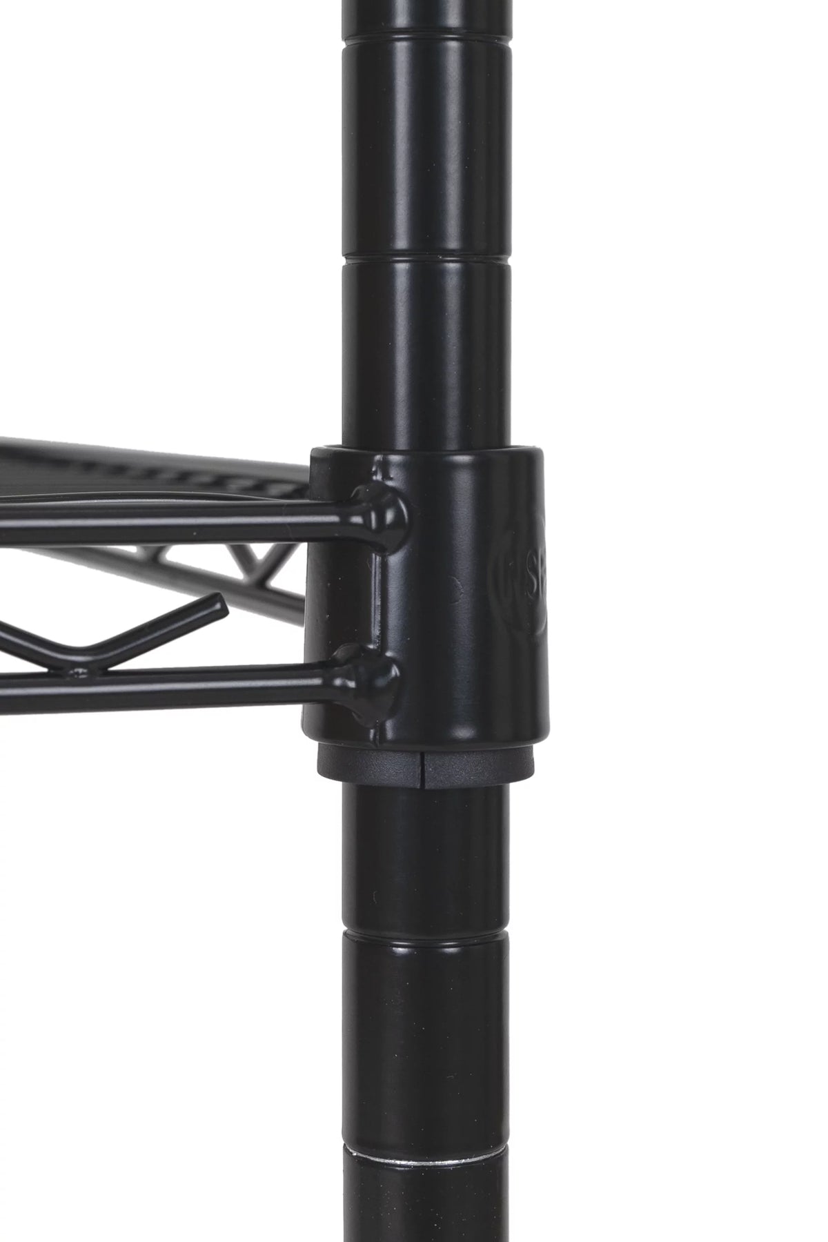 3-Tier Black Wire Shelving Rack M817009