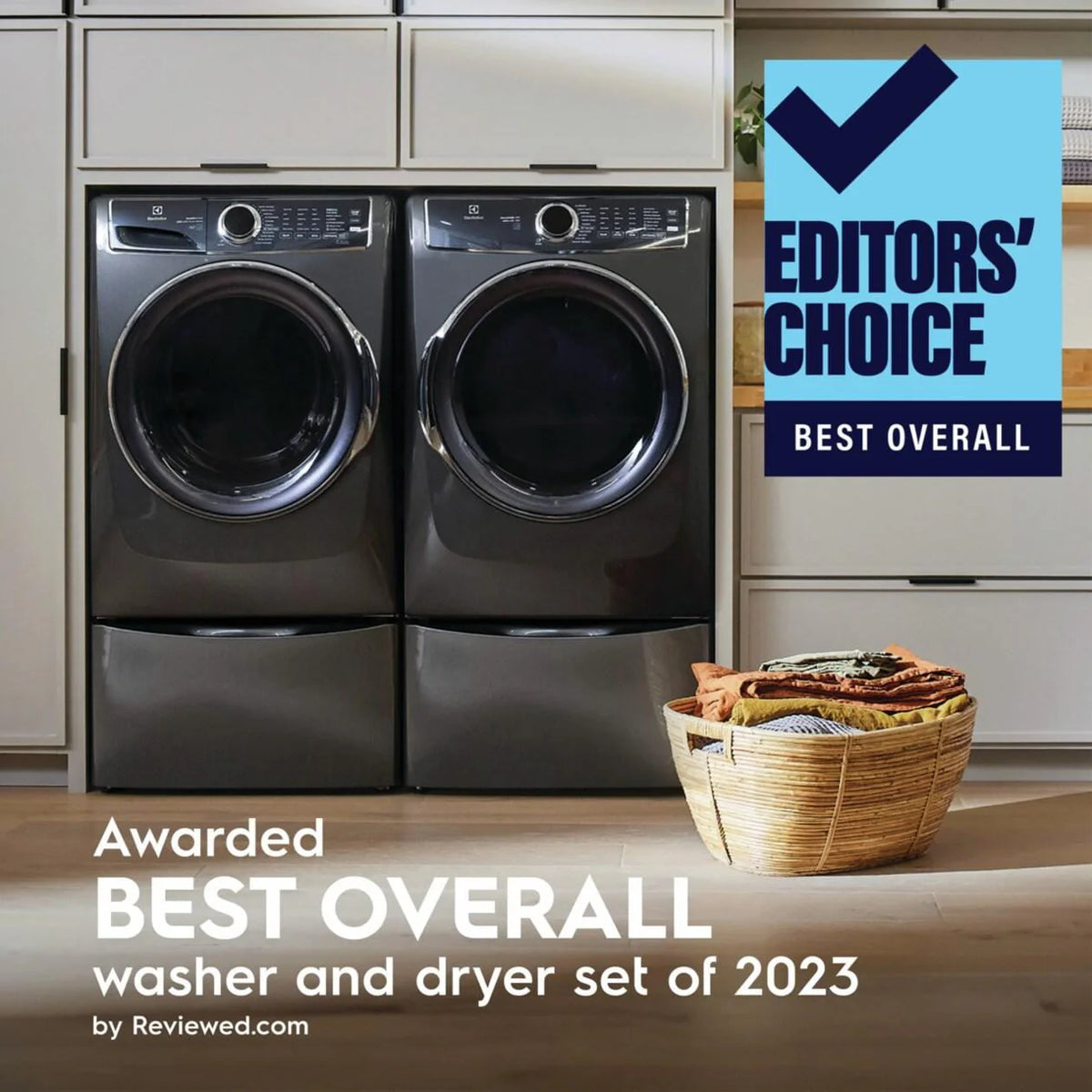 White 4.5 Cu. Ft. Front Loading Washer E6415
