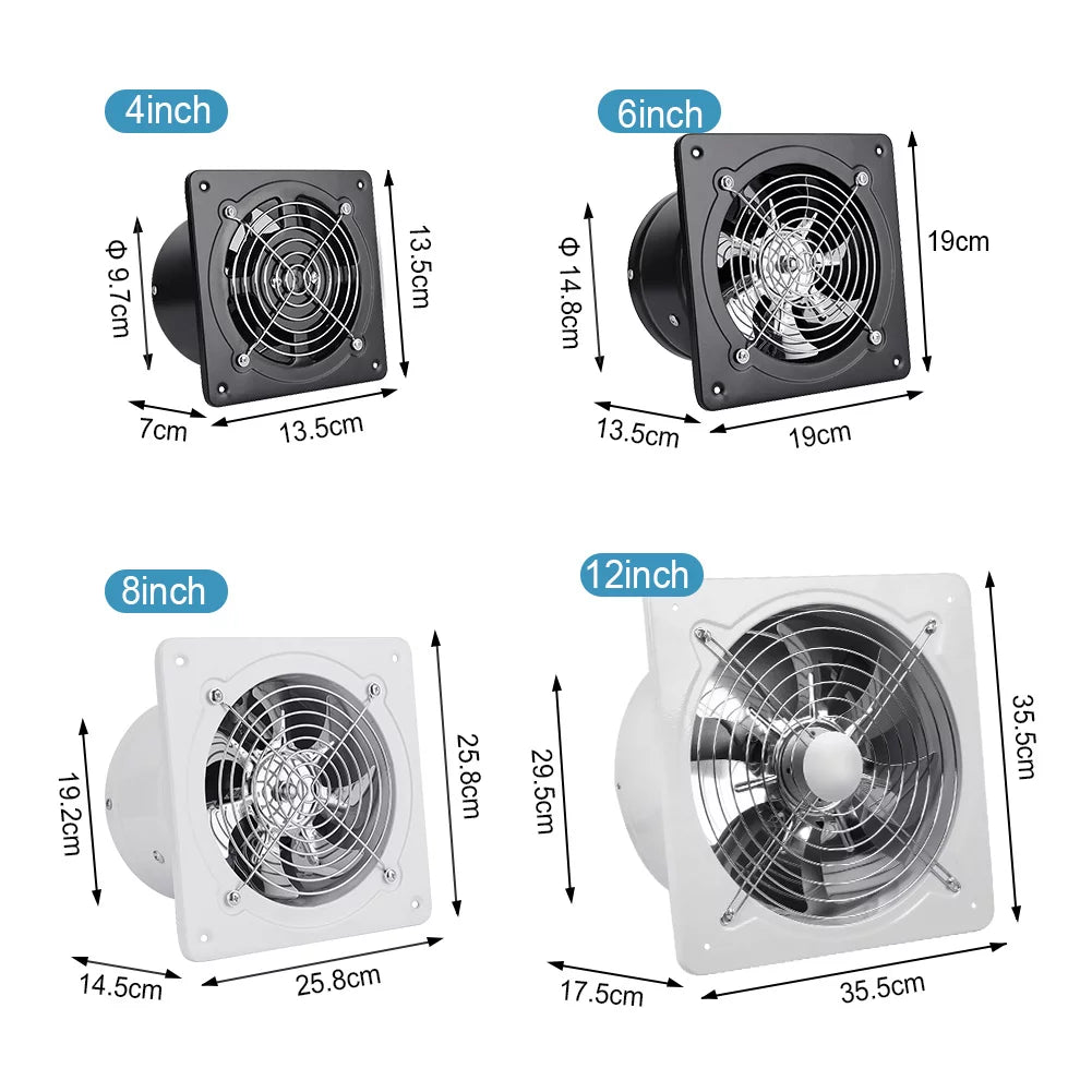 6 Inch Wall Mounted Exhaust Fan C586