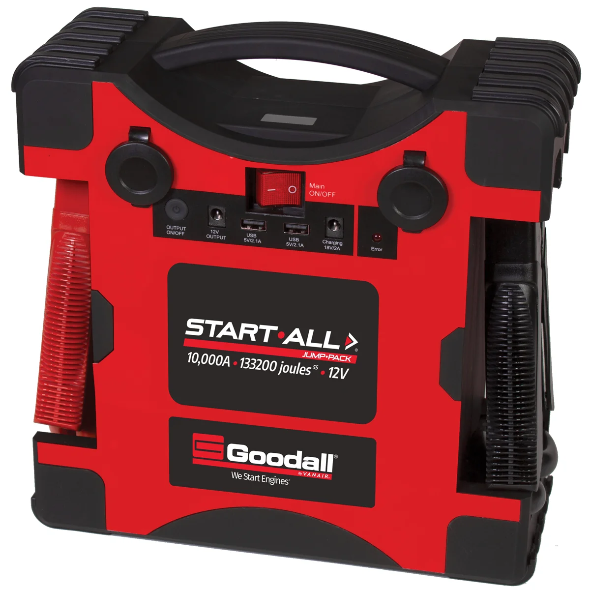 12V 10000 Amp Corded Jump Pack A265