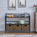 Rustic Brown Bakers Rack B84607