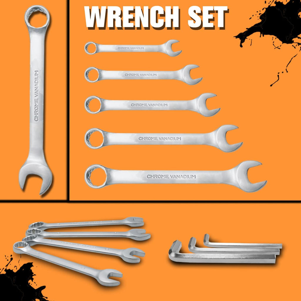 187-Piece Tool Kit with Wheels Tool Box J47461