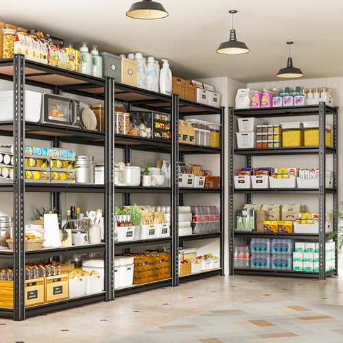 5 Tier Heavy Duty Adjustable Metal Storage Shelves Z3702