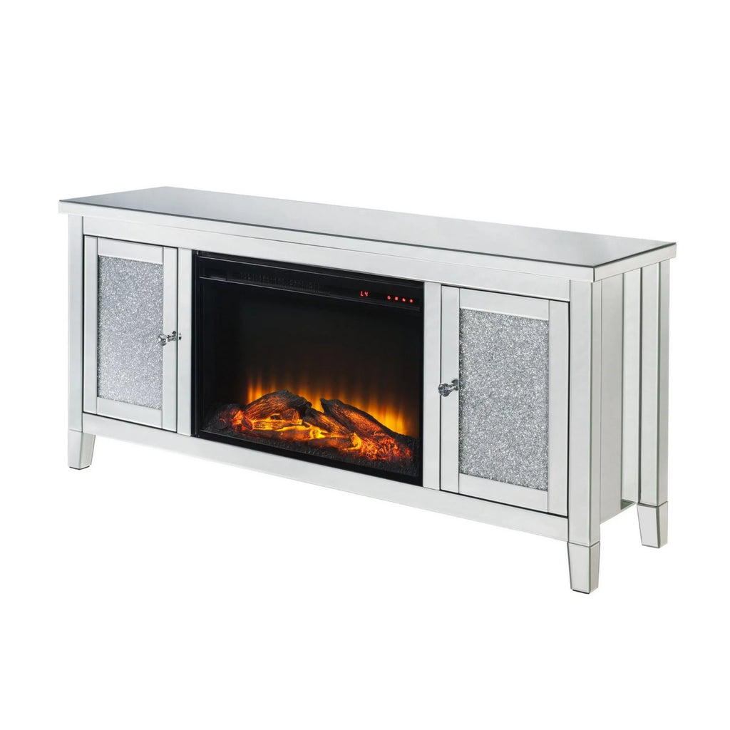 Electric Fireplace TV Stand with Mirror Panel G800575