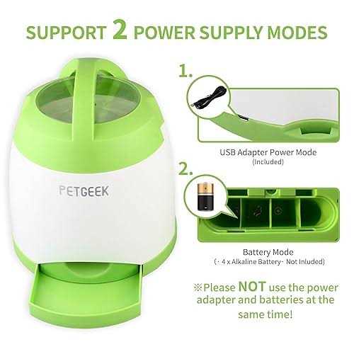 Automatic Pet Feeder Treat Dispenser Dog Toy U35407