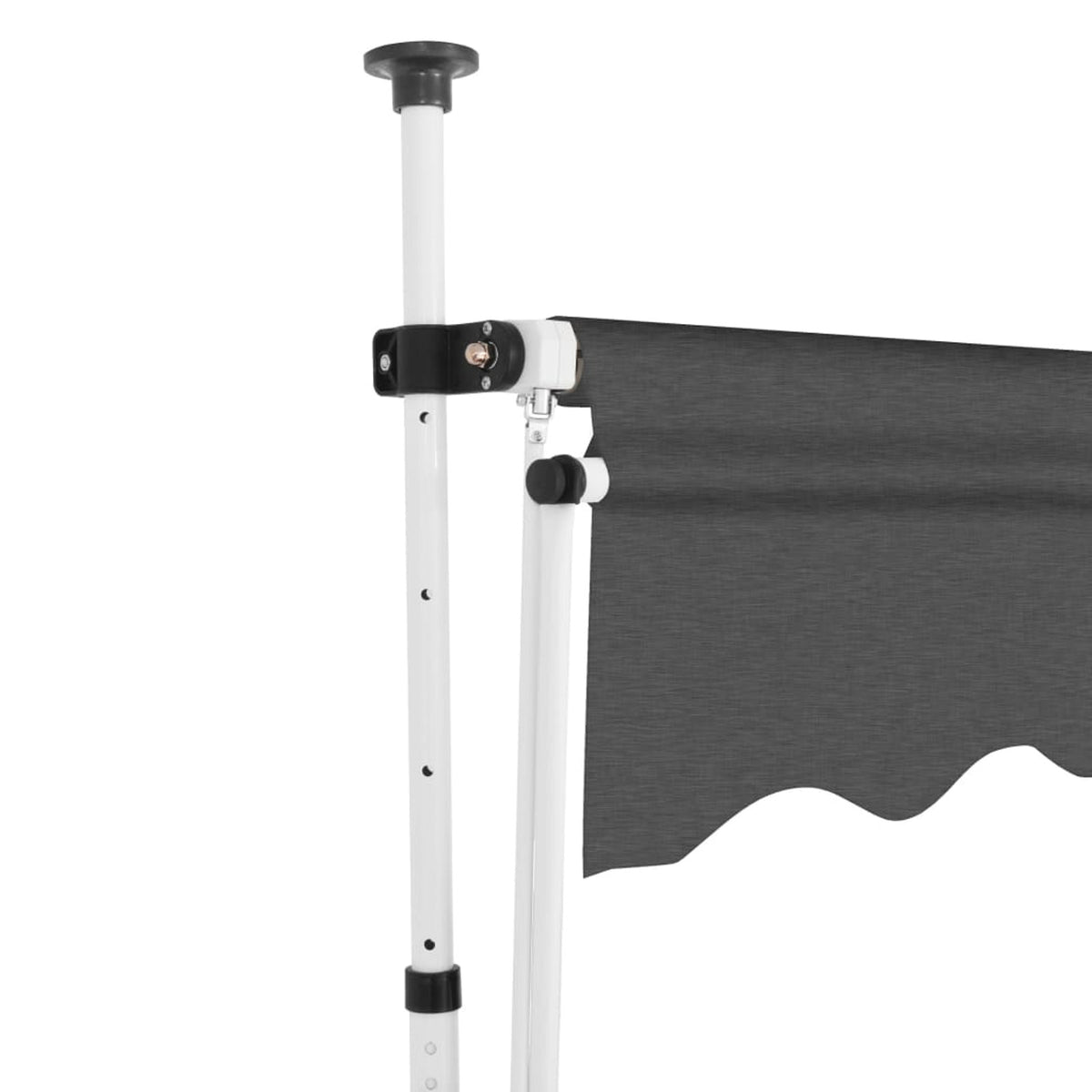 Manual Retractable Awning 137.8" Anthracite O3584