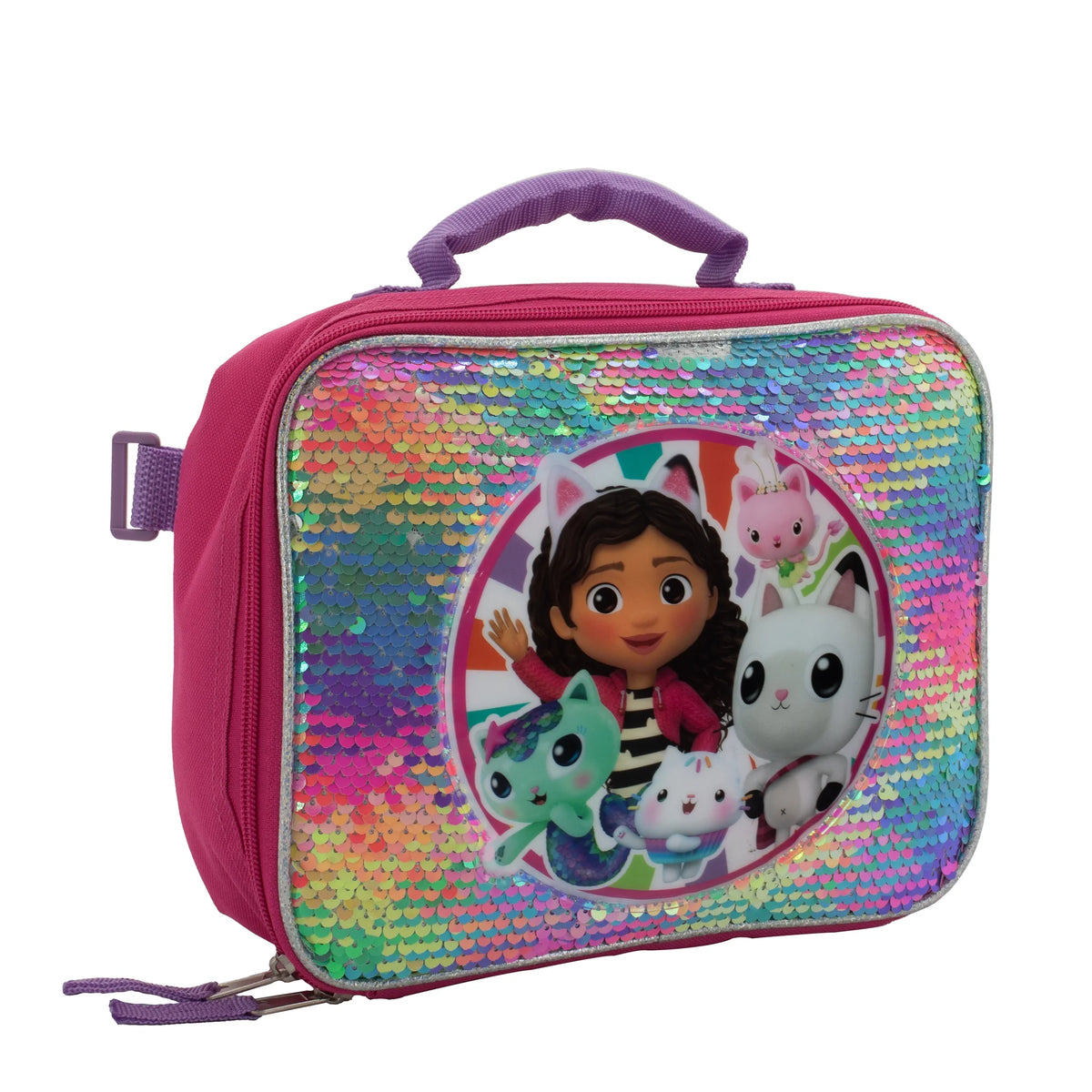 4 Piece Backpack Set with Insulated Lunch Box, Pink R92353