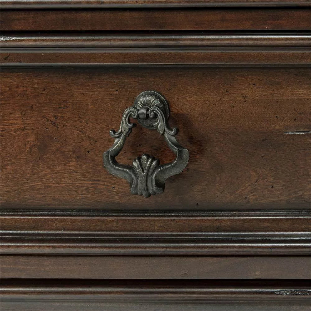 Dark Brown Wood Night Stand Y2918