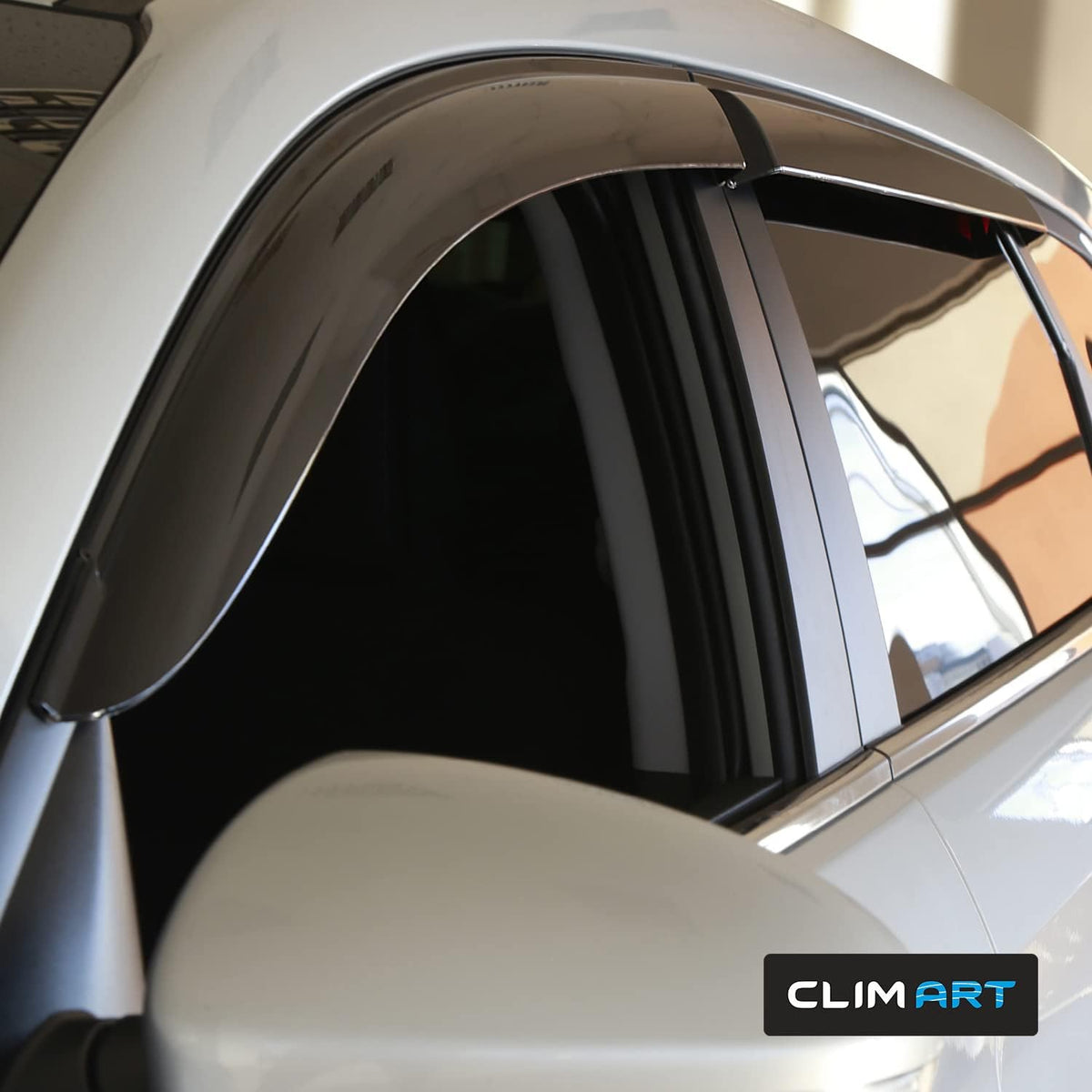 4pcs Dark Smoke Rain Guards for Hyundai Tucson 2016-2020 Y239