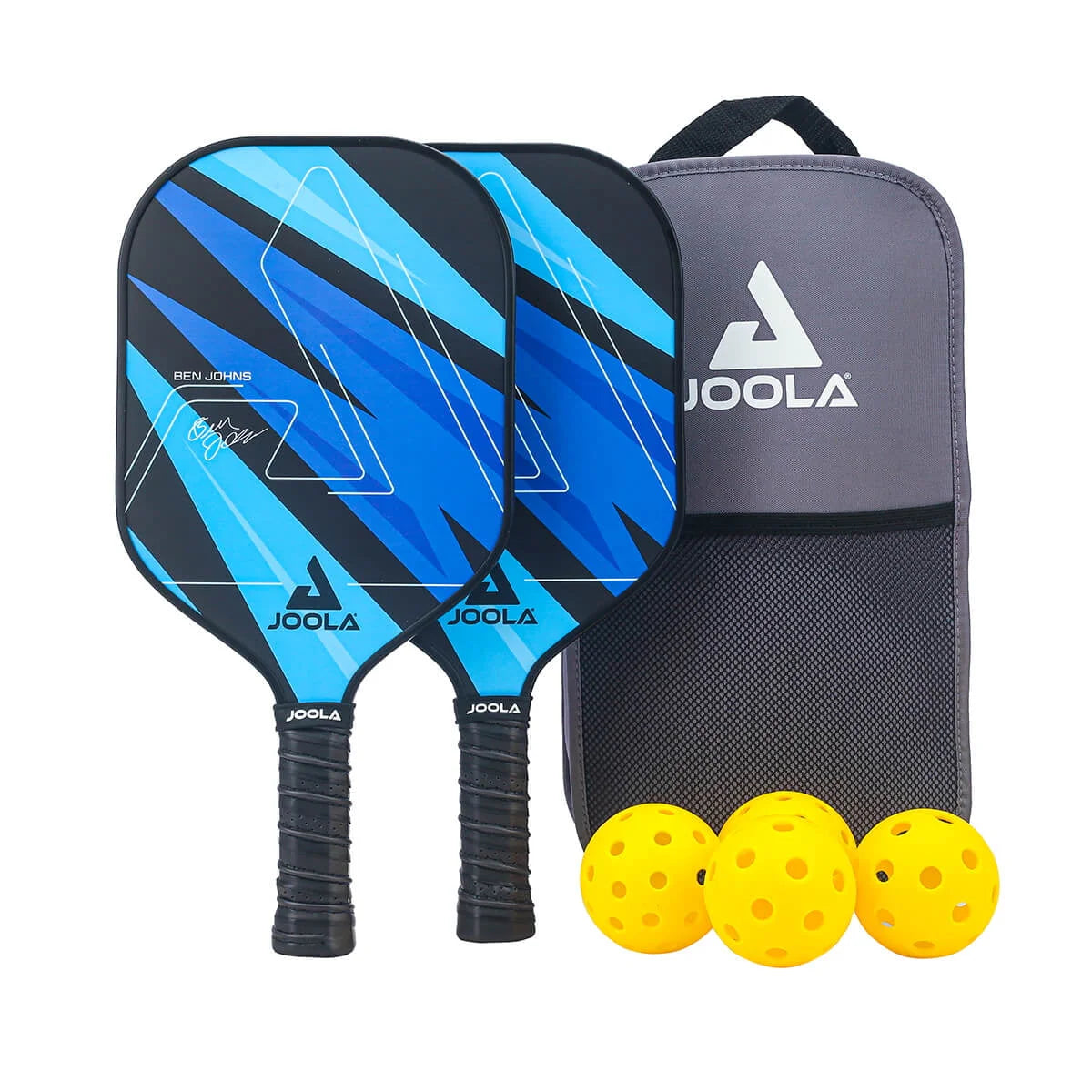 2 Paddles Blue Pickleball Set with Bag and 4 Balls R7957
