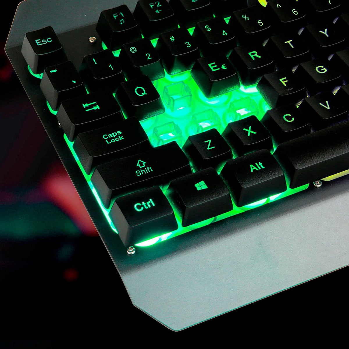 Wireless Keyboard and Mouse Set with Backlit Gaming Keyboard Y523204