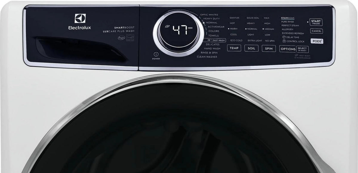 White 4.5 Cu. Ft. Front Loading Washer E6415