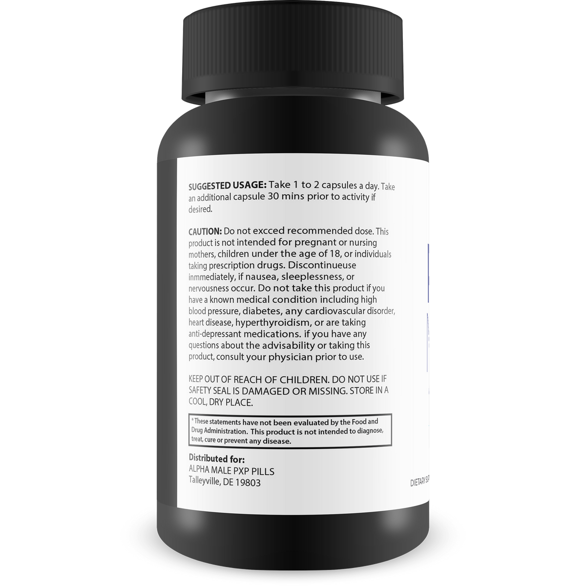 Male Expansion Formula Pills with L-Arginine, 30 Servings G5795