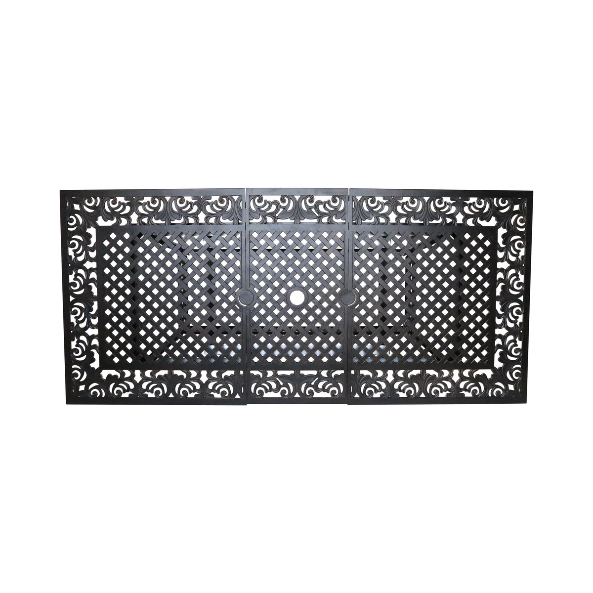 Cast Aluminum Expandable Outdoor Dining Table X25036
