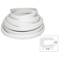 White Flexible Vinyl Trim U655