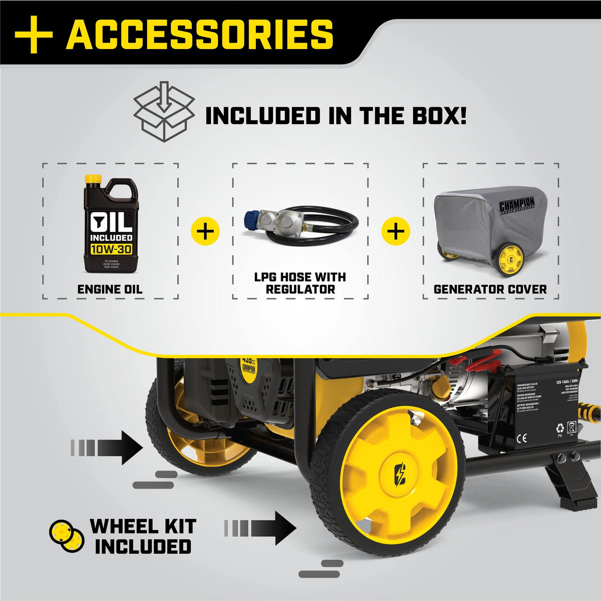 9375/7500 Watts Dual Fuel Portable Generator with Electric Start S1251