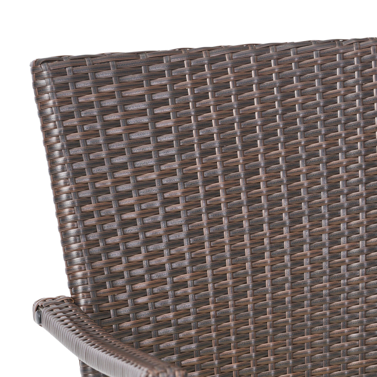 Multibrown Wicker Dining Chair (Set of 2) W74932