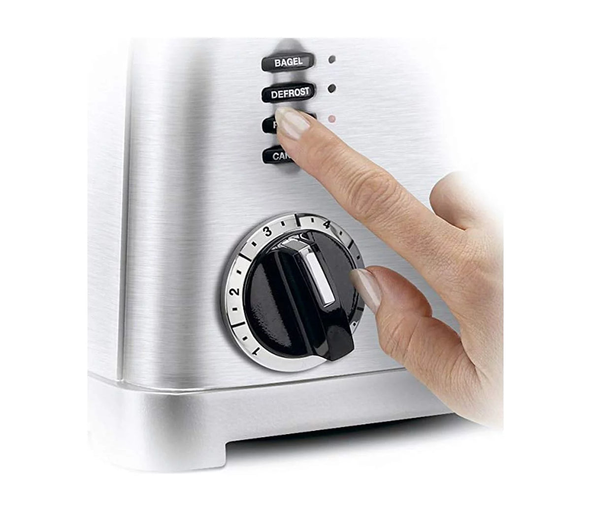 Brushed Stainless 4 Slice Toaster R766