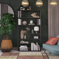 Black Marble Bookcase Etagere N163