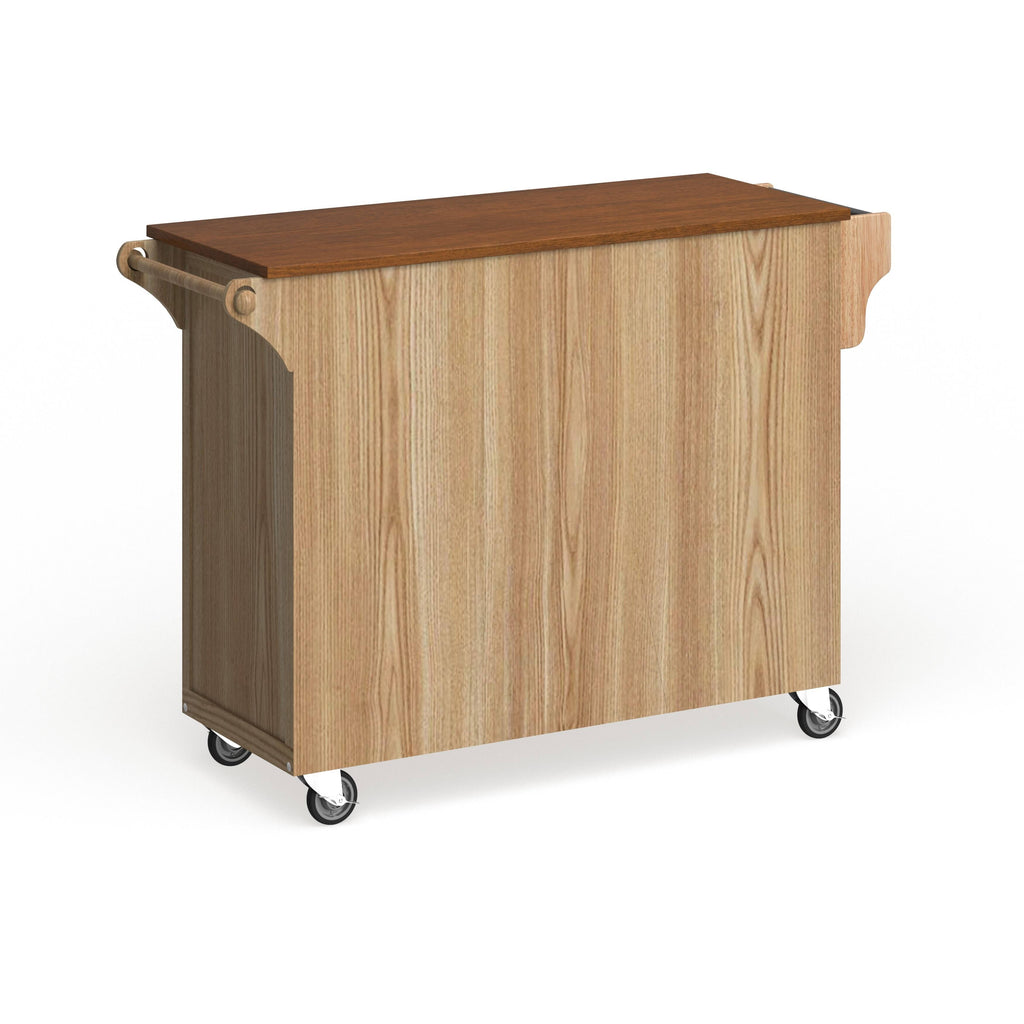 Natural Finish Oak Top Cart L36608