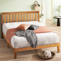 Wood Platform Bed with Headboard, Full G41677