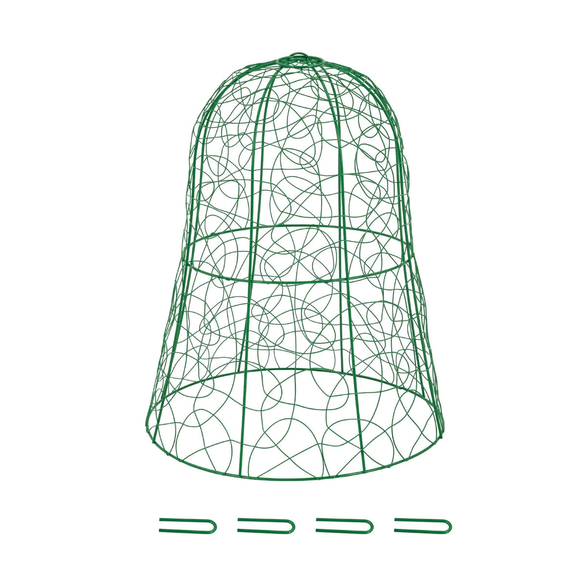 20PCS Garden Chicken Wire Cloche Plant Protector and Cover Iron Black/Green Q816